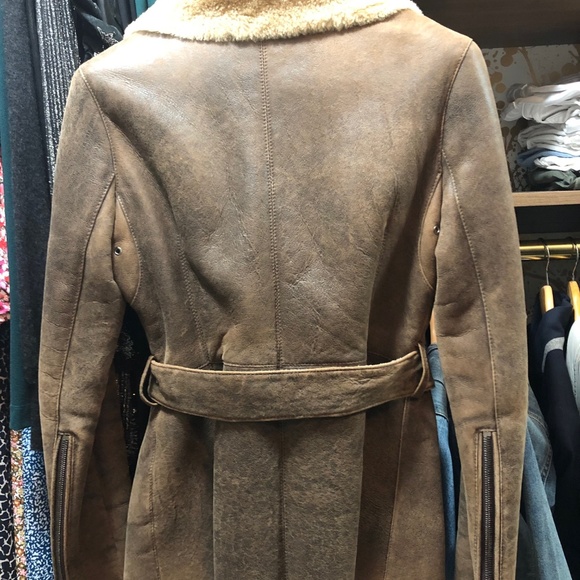 Andrew March Shearling Coat - Picture 2 of 4